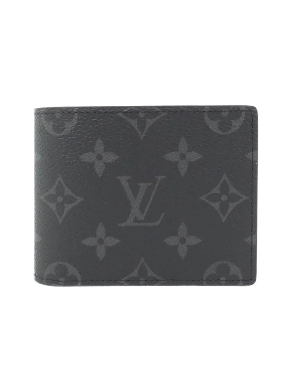 Louis Vuitton Monogram Eclipse Portefeuille Calf Billfold Wallet